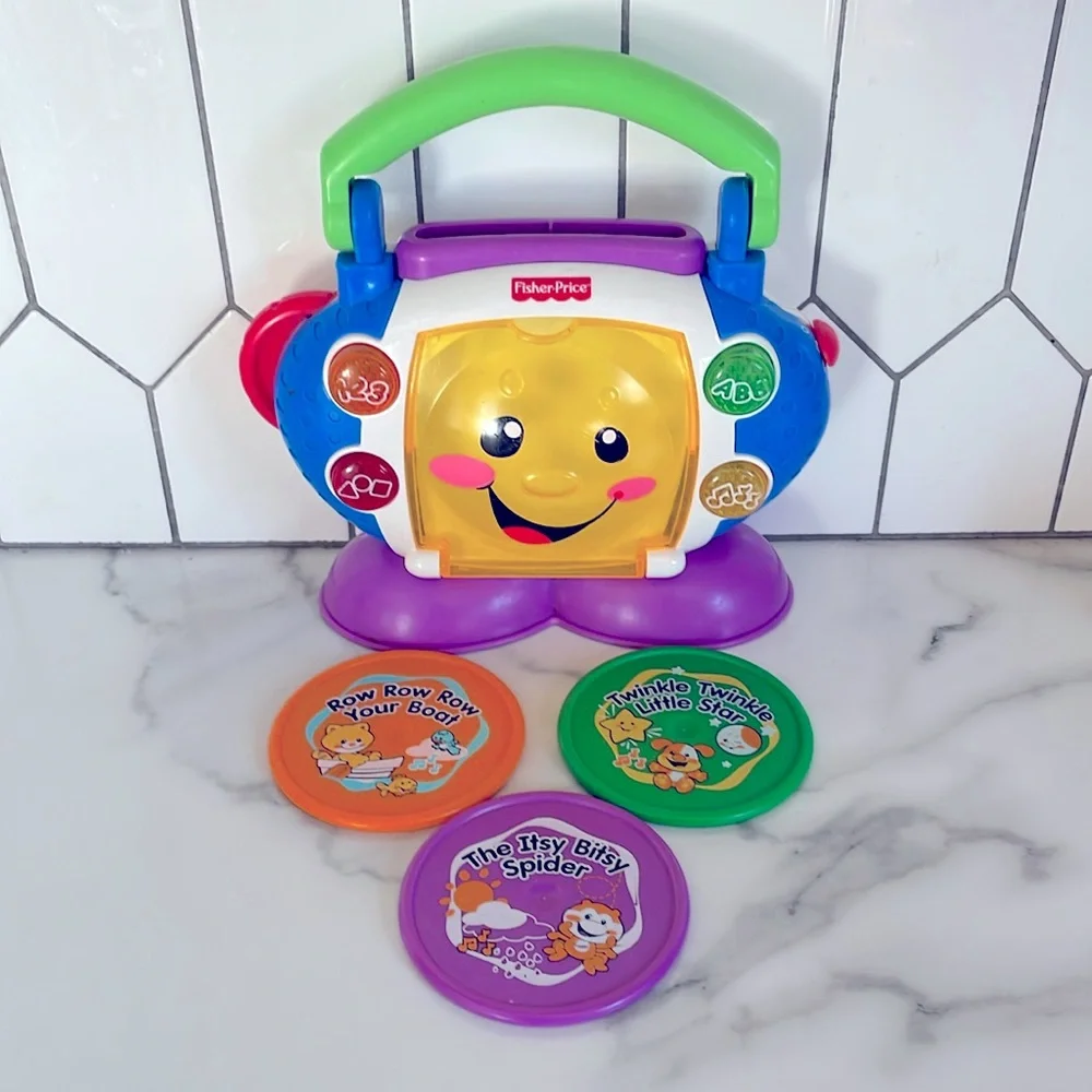 Fisher Price Laugh & Learn Sing-With-Me CD Player - WORKS